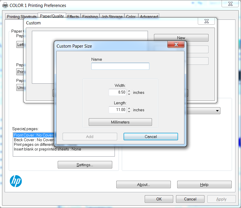 06 - HP Driver Screen custom paper size dialog.png, 94kB